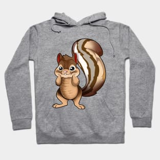 Cartoon Eastern Chipmunk Hoodie